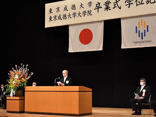 吉田富二雄学長　告辞