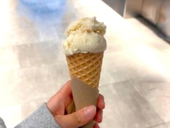 ビクトリア大学のフリーアイスクリーム。 1週間ほど毎日無料でもらえた。