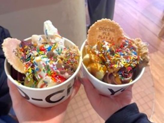 オーストラリアで人気のアイスクリームショップ。大学近くに新しくできた。