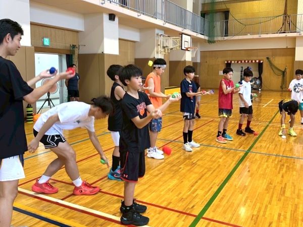 パラレルボールのエクササイズ