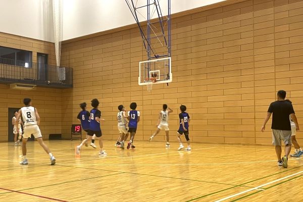 交流試合の様子