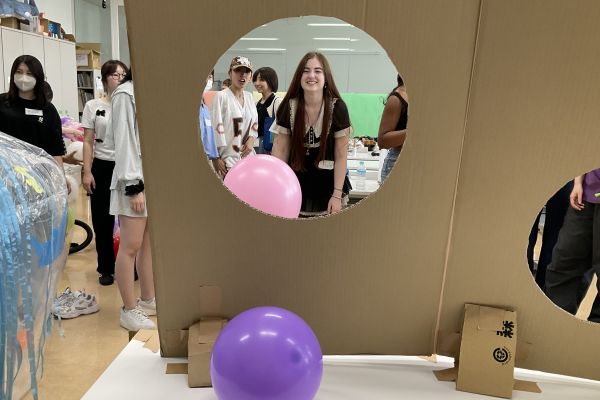「サウンドクラフトA」「子どもの芸術文化A」での遊びの様子