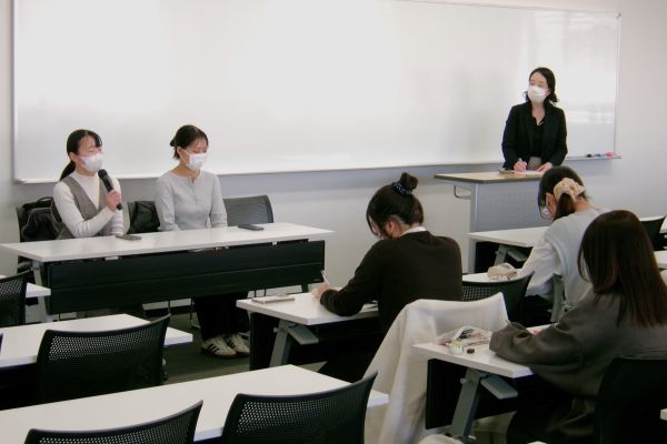 講師の4年生2人のお話