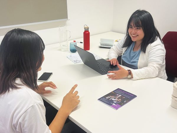 学生全員と個人面談をしました