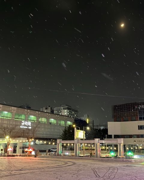 韓国の冬