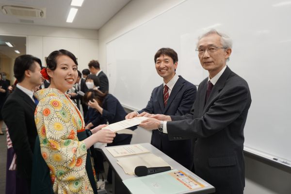 臨床心理学科　学位記授与式