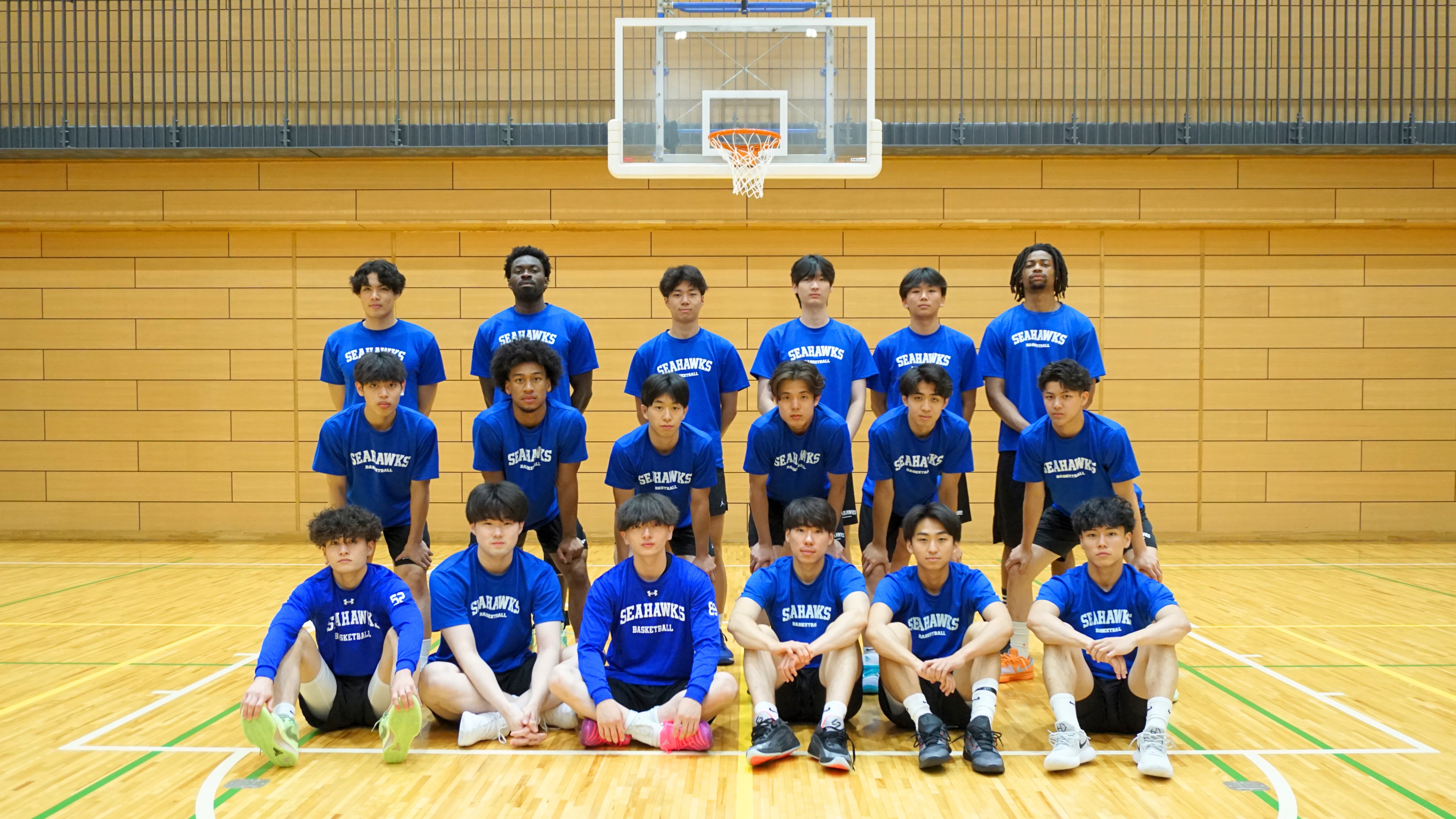 バスケットボール部Aチーム集合写真